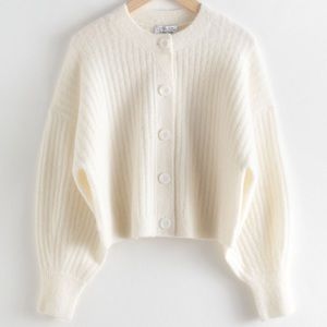 &Other Stories Chunky Ribbed Cardigan